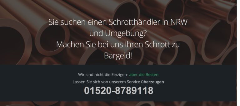 Schrottabholung Dinslaken | Schrottentsorgung für Dinslaken und Gesamte Umgebung