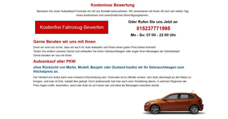 Zuverlässiger Autoankauf in Münster zu Top-Preisen