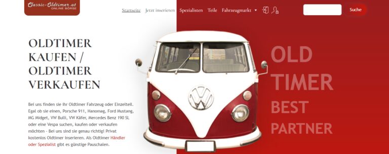 Oldtimer Markt: Classic-oldtimer.at bietet Vielfalt und Expertise